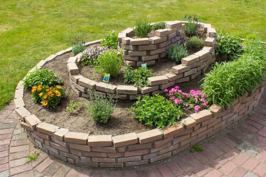 Add a scented herb border to a sensory garden